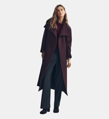 Manteau gromeo - Motif uni - Laine vierge Caroll