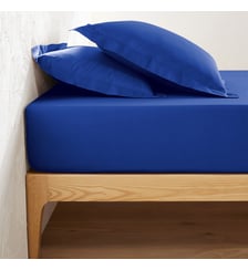 Drap-housse en coton, bonnet 25 cm La Redoute Interieurs