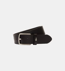 Ceinture en cuir lisse Lacoste