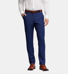 Pantalon de costume en laine regular Per Digel