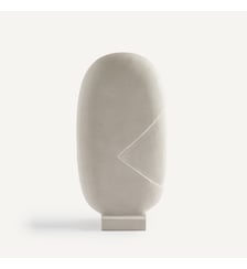 Sculpture sur socle en grès AM.PM