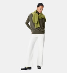 Pull col roulé tricot fin 100% laine Ikks