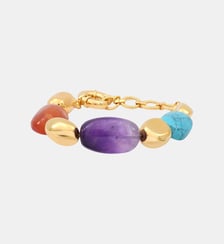 Bracelet réglable   doré à l'or fin - Loulou Satellite