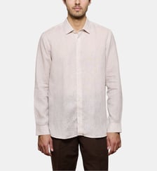 Chemise en lin beige coupe cintrée Atelier Privé