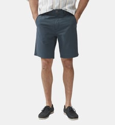Short droit en coton stretch Gunn, 23 cms Rodd & Gunn