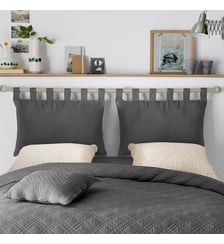 Lot de 2 housses de tête de lit coton La Redoute Interieurs