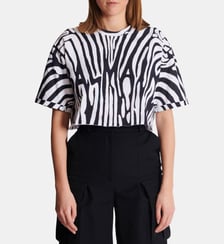 T-shirt Balmain zébrée Balmain
