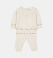 Ensemble long -  coton col rond broderie Tartine Et Chocolat