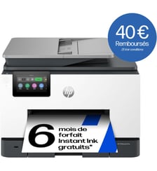 Imprimante jet d'encre OfficeJet Pro 9135e éligible Instant Ink HP