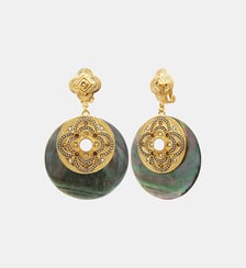 Boucles d'oreilles rondes clips   - Positano Satellite