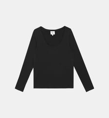 T-shirt manches longues col rond uni TAVY La Petite Etoile