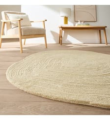 Tapis en laine forme galet La Redoute Interieurs