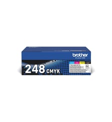 Toner PACK 4 COUL TN248 C/M/Y/BK Brother