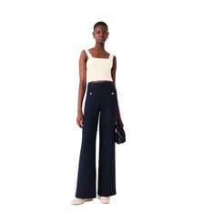 Crop top en maille Maje