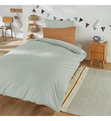 Housse couette enfant percale coton bio Scenario La Redoute Interieurs