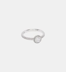 Solitaire Absolu.e Couronne 0.5 carat pavé Loyal.e Paris