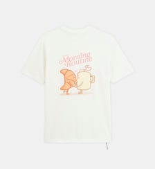 T-shirt manches courtes Thor Play oversize imprimé French Morning Routine Serge Blanco