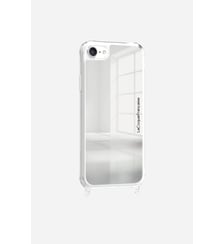 Coque de téléphone miroir anti-choc avec anneaux pour iPhone 7 / 8 / SE2020 / SE2022 La Coque Française