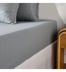Drap housse percale coton, bonnet 35cm, Scenario La Redoute Interieurs