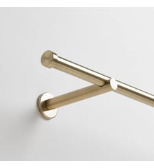 Tringle à rideaux ALMA  À compléter avec les supports, embouts et raccords de votre choix Madura