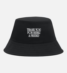 Bob Broderie Thank You For Being A Friend unisexe en Coton AMI Paris