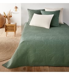 Couvre lit boutis matelassé coton Tropical La Redoute Interieurs