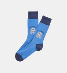 Chaussettes en coton - Ma meilleure vie Bleu Arthur
