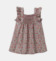 Robe Scarlette en tissu Liberty - Collection Fêtes et Mariages Cyrillus