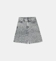 Short en denim effet usé Diesel Kids
