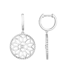 Boucles d'oreilles Vecchio en Argent avec diamant blanc La Garçonne Diamant