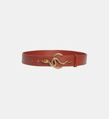 Ceinture fermoir serpent en cuir Vanessa Bruno