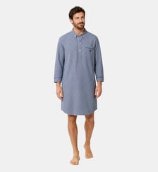 Chemise Grand-Père en flanelle de coton - Elie Arthur