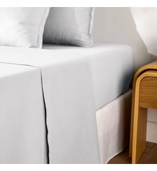 Drap plat uni en percale de coton, 80 fils La Redoute Interieurs