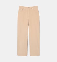 Pantalon wide fit velours côtelé Lacoste