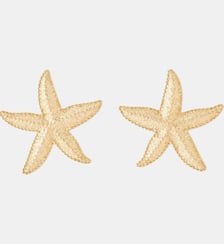 Grandes boucles d'oreilles étoile mer effet sablé Balaboosté
