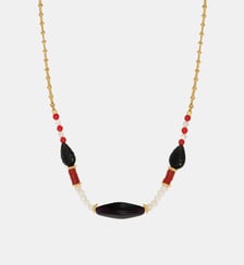 Collier réglable   doré à l'or fin - Arizona Dream Satellite