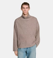 Pull en laine et cachemire côtelé Sandro