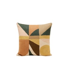 Housse De Coussin  Motif graphique brodé au point de chainette Madura