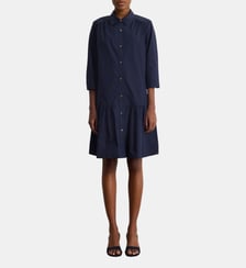 Robe chemise volantée en coton - AMARA Pablo