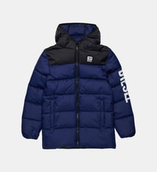 Veste matelassée avec logo Diesel Kids