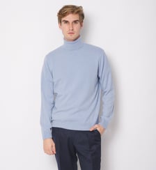 Pull Col roulé 100% Cachemire Ciel Atelier Privé