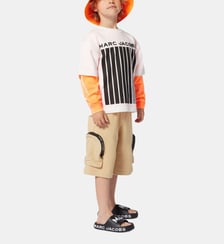 T-shirt en coton bicolore Marc Jacobs Kids