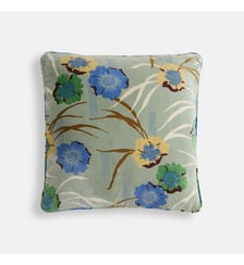 Housse de coussin carrée 45x45 cm, en velours de coton imprimé La Redoute Interieurs