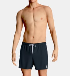Short de bain uni avec suspensoir Impetus