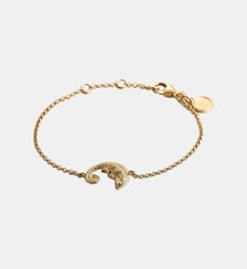 Bracelet en argent 925 plaqué or jaune 18 carats avec caméléon Aristocrazy