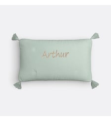 Housse coussin gaze de coton personnalisée Kumla La Redoute Interieurs