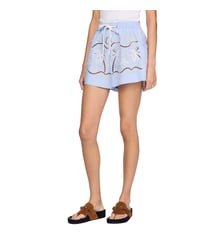 Short brodé en coton Sandro