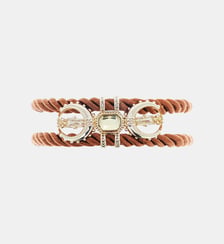 Bracelet manchette cordon avec charm EUFORIA Hipanema