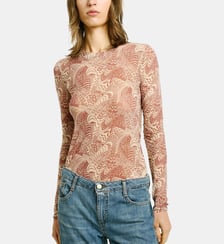 T-Shirt waina en nylon imprimé Momonì