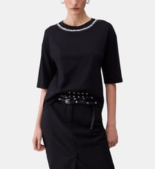 T-shirt avec applications Liu Jo